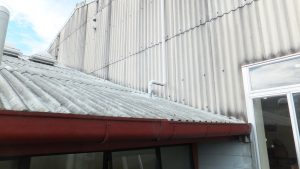 Corrugated roofing asbestos